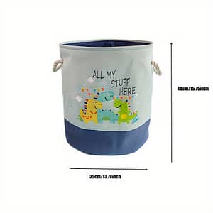 1pc Cartoon Toy Storage Basket, Laundry Basket, Laundry Hamper, Foldable Clothes Storage Bucket Baskets, Bins & Containers Shop Online at Dubai Trades