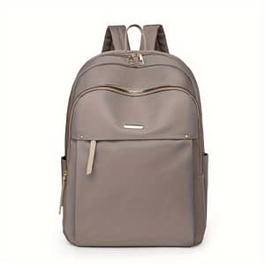1pc Casual Nylon Backpack For Women, Lightweight With Adjustable Straps, Zipper Closure, Polyester Lining, Sewing Thread Detail, Daily Commute Travel Bag, Travel Backpack Backpacks Shop Online at Dubai Trades