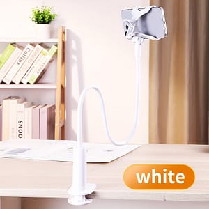 1pc Cell Phone Clip On Stand Holder – With Grip Flexible Long Arm Lazy Bracket Mount Clamp For Iphone Max, 12 13 14 Accessories Shop Online at Dubai Trades