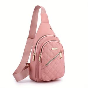 1pc, Chic Quilted Crossbody Sling Bag For Women, Casual Nylon Chest Pack, Versatile Shoulder Bag With Storage, Ideal For Travel, Commuting & Cycling Clothing, Shoes & Jewelry Shop Online at Dubai Trades