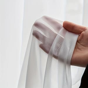 1pc Chiffon Semi Sheer Curtain For Living Room Bedroom Soft Window Tulle Curtains For Kitchen Door Hook Or Ring Drapes Home Decor Curtains & Drapes Shop Online at Dubai Trades