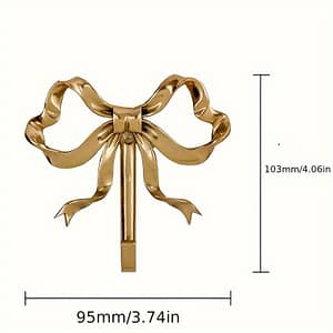 1pc Creative New Hook, Retro Clothes Hook, Coat Hook, Bedroom Porch Bathroom Decoration, Solid Brass Bow Shape Wall Hook Hardware Shop Online at Dubai Trades