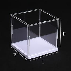 1pc Display Case For Collectibles Assemble Clear Acrylic Box Alternative Glass Case For Display Action Figures Home Storage & Organizing Toys Display Stands Shop Online at Dubai Trades