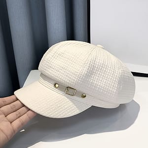 1pc Elegant Classic Newsboy Hat Lightweight Breathable Cap Solid Color Fashionable Hats For Women Accessories Shop Online at Dubai Trades
