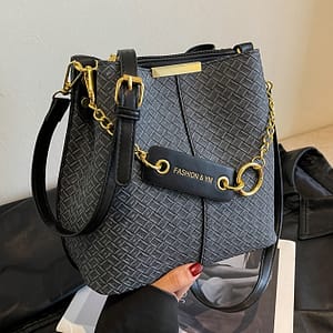 1pc, Fashionable Women’s Crossbody Bag, Hardware Decoration, Adjustable Length With Thin Shoulder Strap, Suitable For Work, Shopping, Dating, Elegant And Simple Bucket Bag Clothing, Shoes & Jewelry Shop Online at Dubai Trades