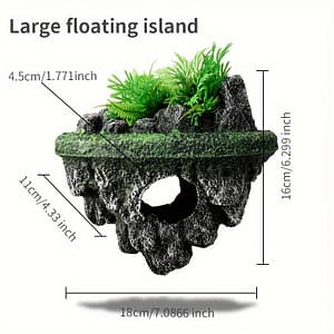 1pc Fish Decor, Plastic Simulation Landscape With Shelter Cave House, Ecological Setting For Aquatic Ornamentation Aquarium Décor Shop Online at Dubai Trades