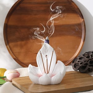 1pc For Lotus Flower Resin – Multifunctional Aromatherapy Furnace For Home Decor Home & Kitchen Shop Online at Dubai Trades