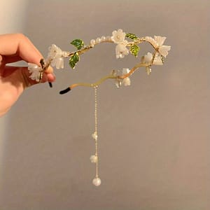 1pc Girl’s Flower Pearl Tassel Temperament Elegant Women’s Hair Hoop Hair Accessories, For Gifts Clothing, Shoes & Jewelry Shop Online at Dubai Trades