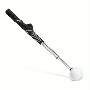 1pc Golf Swing Trainer, Stretchable Swing Training Sound- Swing Rod Aids , Lightweight, Golf Swing Mas With Ergonomic Grip Golf Shop Online at Dubai Trades 2