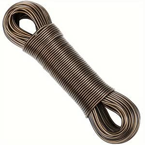 1pc Heavy-duty Clothesline – 50m, 4mm Thick, Rustproof & Waterproof With Pvc Coating – Ideal For Outdoor Camping, Balcony & Garden Drying, Clotheslines Clotheslines Shop Online at Dubai Trades
