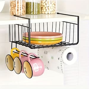 1pc Kitchen Rack With Hanging Hooks – Storage For Seasoning Jars, Tableware And Accessories – Ideal For Space-saving And Organization Business, Industry & Science Shop Online at Dubai Trades