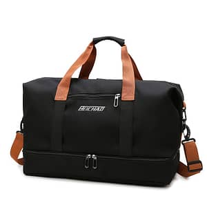 1pc Large Capacity Portable Travel Storage Bag, Lightweight Gym Bag, Women’s Independent Shoe Compartment Handbag Shoulder Messenger Bag Clothing, Shoes & Jewelry Shop Online at Dubai Trades