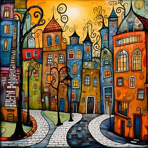 1pc Large Size 40x40cm/15.7×15.7in Without Frame Diy 5d Diamond Painting, Colorful Houses, Full Rhinestone Painting, Embroidery Kits, Handmade Office Wall Decor Arts, Crafts & Sewing Shop Online at Dubai Trades