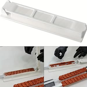 1pc Manual Bbq Skewer Maker – Durable Plastic Kebab Grilling Tool With Wooden Handle, 5.43″ X 1.96″, Homemade Meat & Veggie Skewers, Kebab Skewers Business, Industry & Science Shop Online at Dubai Trades