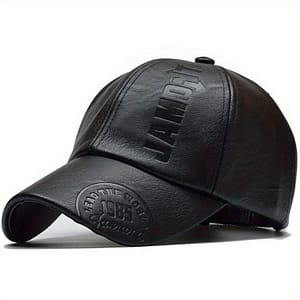 1pc Men’s British Pu Leather Baseball Cap Adjustable Breathable Casual Hat Spring/summer/autumn/winter Hat Christmas Gift Accessories Shop Online at Dubai Trades