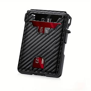 1pc Men’s New Carbon Fiber Flip Large Capacity Anti-theft Swipe Business Card Holder Accessories Shop Online at Dubai Trades