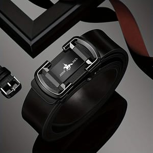 1pc Men’s Pu Leather Belt With Automatic Buckle, Business Fashion Casual Versatile Belt Wedding Season And Father’s Day Gift For Middle-aged And Young Man Accessories Shop Online at Dubai Trades
