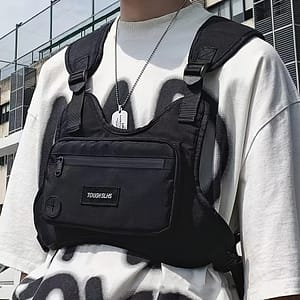1pc Men’s Trendy Casual Lightweight Chest Bag, Multi-functional Outdoor Vest Clothing, Shoes & Jewelry Shop Online at Dubai Trades