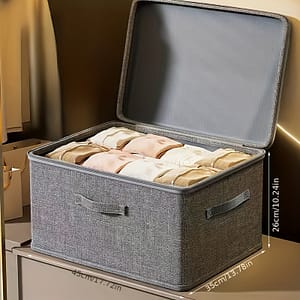 1pc Modern Stackable Waterproof Storage Box With Multiple Uses, Large Capacity Storage Box, Extra Large Storage Basket, Household Organize Tool, Home Essential Baskets, Bins & Containers Shop Online at Dubai Trades 2