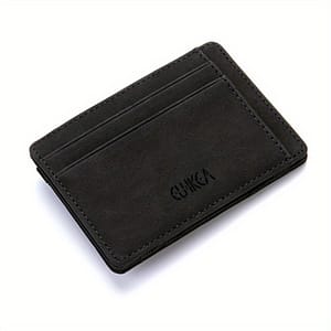 1pc Money Clip Zipper Purse Leather Men Women Creative Wallet Card Cases Purse Accessories Shop Online at Dubai Trades