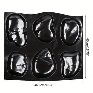 1pc Pebble Mold Tengbu Stone Culture Stone Mold Culture Stone Mold 6 Large Pebble Cement Mold Arts, Crafts & Sewing Shop Online at Dubai Trades