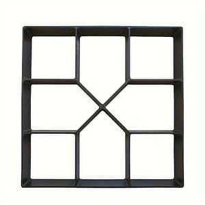 1pc Plastic Concrete Mold, Square Diy Paving Mold, Manual Cement For Garden Floor Trimming, Reusable Outdoor Pathway Mould Hardscaping Materials Shop Online at Dubai Trades 2