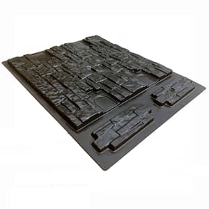 1pc Plastic Concrete Molds Pavers Cement Mold Paving Maker Fences Panel Mold Texture Concrete Stamp Stepping Stone Molds For Courtyard For Garden Decoration, Black Hardscaping Materials Shop Online at Dubai Trades