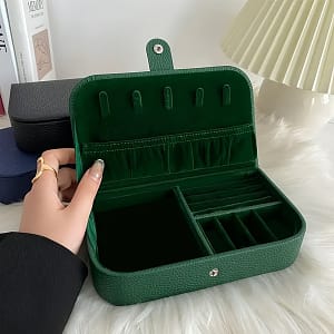 1pc Portable Jewelry Box, Jewelry Organizer, Travel Jewelry Box Clothing, Shoes & Jewelry Shop Online at Dubai Trades