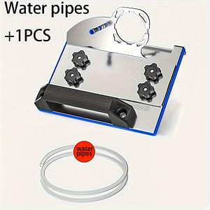 1pc Professional Stainless Steel 45° Angle Bracket With And Base Plate – Compatible With Model Machines, Tile Protection Design, No Power Required Mobile Bases Shop Online at Dubai Trades 2