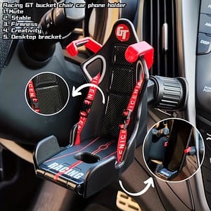 1pc Racing Seat Design Car Phone Bracket, Carair Outlet Phone Holder, Car Interior Accessories, Gift For Men Car & Vehicle Electronics Shop Online at Dubai Trades 2