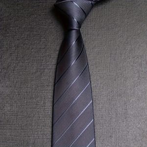 1pc Retro And Brief Style Tie, Black Gray Diagonal Striped Tie, For Men Suit Accessories, For Business Working Wedding Formal Occasions Good To Match Accessories Shop Online at Dubai Trades
