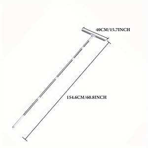 1pc Silicone Squeegee With Stainless Steel Handle, Multi-use Window Cleaning Tool For Living Room, Bedroom, Bathroom, Toilet, And Outdoor – Plastic Material Cleaning Supplies Shop Online at Dubai Trades