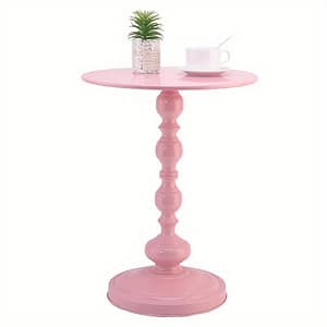 1pc Sofa Side Table Small Cream Style Living Room Creative Coffee Table Modern Simple Iron Balcony Round Table Width 40cm / 15.7in End Tables Shop Online at Dubai Trades