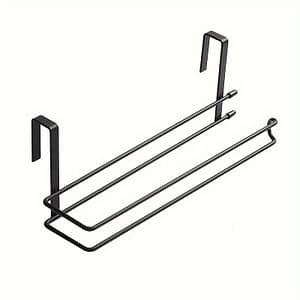 1pc Stainless Steel Paper Towel Holder Under Cabinet, Kitchen Towel Rack, Tissue Roll Dispenser, No-drill Wall Mount Organizer Home & Kitchen Shop Online at Dubai Trades