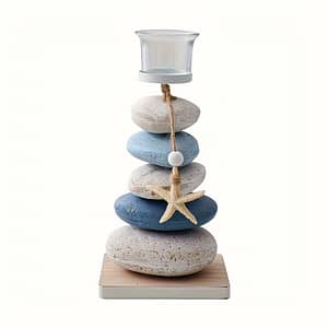 1pc Stone Candle Holder Decorative Ornament Craft Wooden Starfish Display Tabletop Decoration #random Color Candleholder Sets Shop Online at Dubai Trades
