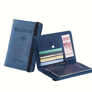 1pc Stylish Rfid Passport Holder With Multi-functional Travel Wallet And Cute Card Holder Clothing, Shoes & Jewelry Shop Online at Dubai Trades 2
