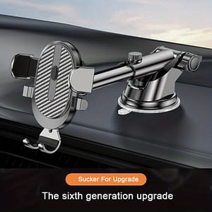 1pc Sucker Car Phone Smartphone Cellphone Bracket Tablet Vehicles Mount Stand Gps For Iphone 14/xiaomi/ Car Phone Mount With Extendable Arm One-button Release For Accessories Shop Online at Dubai Trades