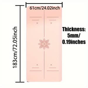 1pc Tpe Non-slip Yoga Pilates Training Mat, Home Fitness Accessories, Yoga Mat Exercise & Fitness Shop Online at Dubai Trades
