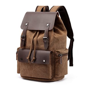1pc Trendy Retro Canvas Computer Bag Backpack, Student School Bag, Retro Casual Backpack, Strong Durable Travel Business Trip Storage Bag Backpacks Shop Online at Dubai Trades