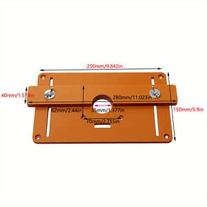 1pc Trimming Machine, Wood Milling Slotting Chamfering Trimming Machine Balance Board Router Table Insert Plate Guidetools For Woodworking Work Bench Hand Tools Shop Online at Dubai Trades
