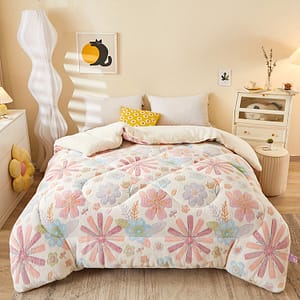 1pc Warm Fleece Printed Winter Polyester , Autumn And Winter Bedding Suitable For Bedroom, Bedding Shop Online at Dubai Trades