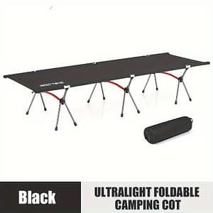 1pc West Tune Portable Folding Camping Bed, Lightweight Aluminum Alloy Single Outdoor Bed For Travel, Hiking, Backpacking, Tent Bed Camping & Hiking Shop Online at Dubai Trades