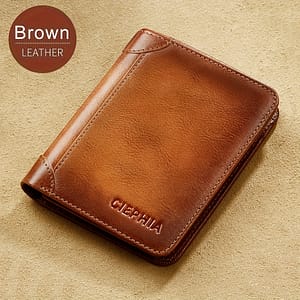 1pc With Id Window, Top Cowhide Multifunctional , For Men Accessories Shop Online at Dubai Trades