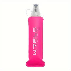 1pc Wrels Collapsible Tpu Water Bottle With Silicone Nozzle, Bpa-free, Leak-proof, Lightweight For Outdoor Sports, Cycling, Hiking, Fitness Sports & Outdoor Recreation Accessories Shop Online at Dubai Trades
