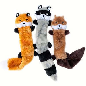 1pc/3pcs, Fox, And Squirrel – No-fill Squeaky Dog Toys, Chew Toys For Small And Medium Breeds, 1pc/3pcs Soft Plush Toys, Flat No-fill Puppy Toys Dogs Shop Online at Dubai Trades