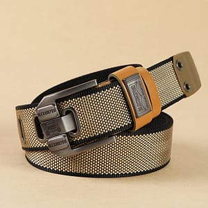 1pcs Men’s Casual Canvas Strap With Alloy Pin Buckle, , Durable And Flexible, Large Sized, Ideal Gift For Father, , Boyfriend, Accessories Shop Online at Dubai Trades