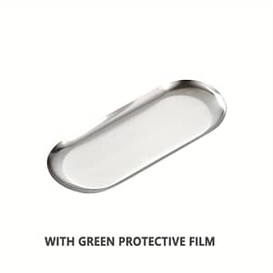 1pcs Stainless Steel Bathroom Tray, Decorative Tray, Jewelry Dish Cosmetics Organizer, Small Storage Tray Bathroom Organizers Storage, Home Decor, Furniture For Golden Bath Shop Online at Dubai Trades