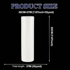 1roll Water Soluble For Embroidery Topping Film, 7.87inch×30yd, Clear Embroidery Wash Away Embroidery For Machine Embroidery And Hand Sewing Arts, Crafts & Sewing Shop Online at Dubai Trades