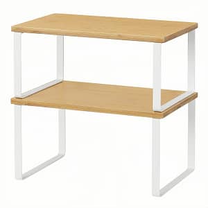2 Set Kitchen Counter Shelves, Cabinet Shelf Organizers, Stackable, Expandable Spice Racks, Stackable Kitchen Counter Shelves, Cabinet Pantry Shelf, Standing Shelf Home & Kitchen Shop Online at Dubai Trades