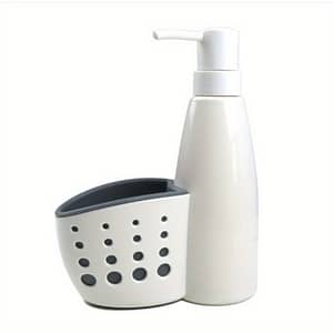 2-in- & Bathroom Organizer – Multifunctional Dispenser With Sponge , Soap Dish, And – Abs Plastic, Dish Cloth & Sponge Holders Shop Online at Dubai Trades